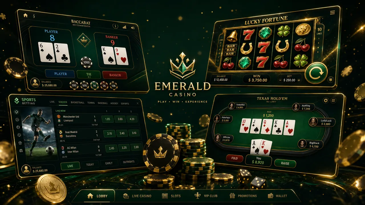 電子遊戲主題與金色燈光的視覺